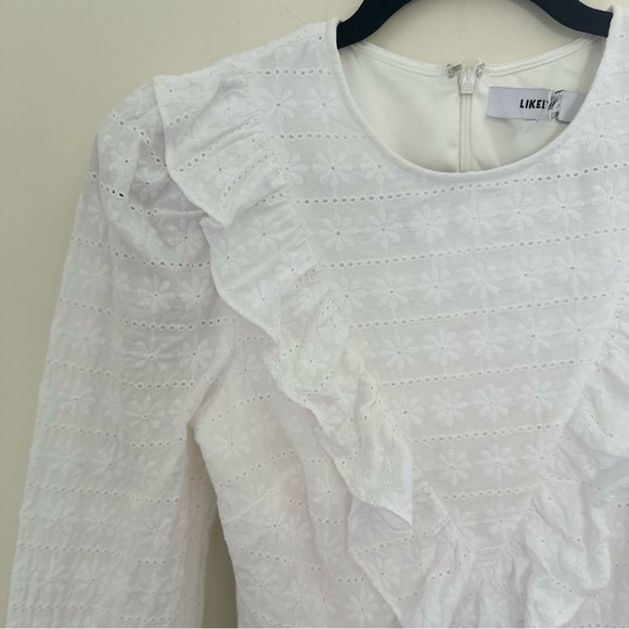 Likely Emelynn Mini Dress in White - Picture 6 of 9